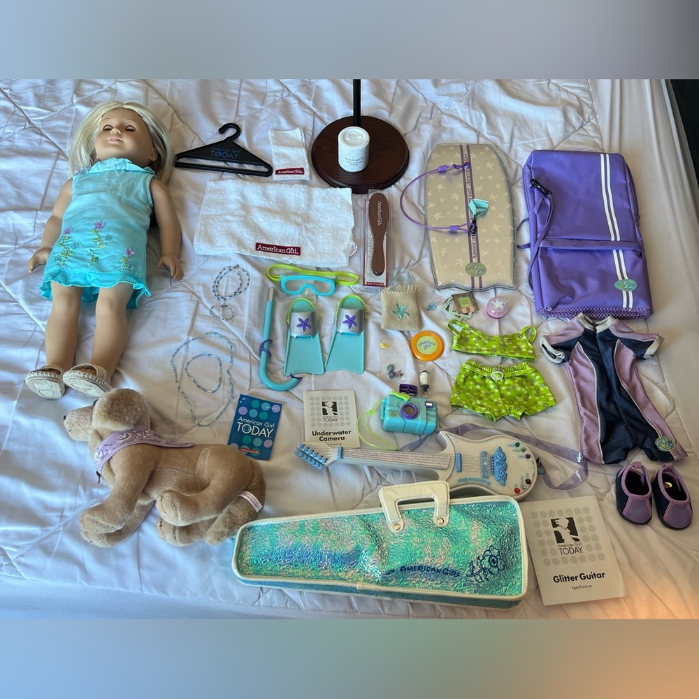 Vintage 2003 American Girl Kailey Doll & Accessories
